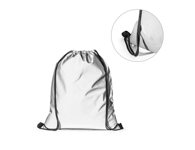 SYROS. Sacola tipo mochila em poli�ster (200 g/m�)