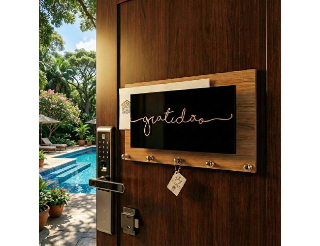 PORTA CHAVE / CARTAS - ENTREGA DA CHAVE